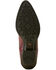 Image #7 - Ariat Women's Maggie Western Booties - Round Toe, Red, hi-res