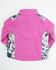 Image #3 - Cowgirl Hardware Toddler Girls' Cowhide Print Softshell Jacket, Pink, hi-res