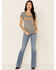Image #2 - Idyllwind Women's Losing Charm Trustie Short Sleeve Graphic Tee, Heather Grey, hi-res