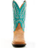 Image #4 - Justin Women's Shay Distressed Performance Western Boots - Broad Square Toe, Cognac, hi-res