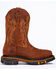 Cody James Men's 11" Decimator Western Work Boots - Steel Toe, Brown, hi-res