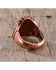 Image #3 - Shyanne Women's Texas Rose Stretch Concho Ring, Rust Copper, hi-res