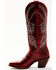 Image #3 - Idyllwind Women's Icon Embroidered Western Tall Boot - Medium Toe, Red, hi-res