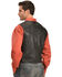 Scully Men's Lamb Leather Vest, Black, hi-res
