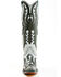 Image #4 - Corral Women's Polymer Blacklight Overlay Tall Western Boots - Snip Toe, White, hi-res