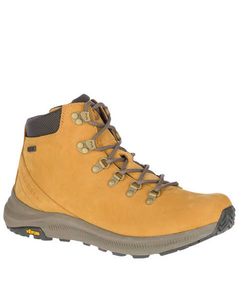 Merrell Men's Tan Ontario Waterproof Hiking Boots - Soft Toe | Boot Barn