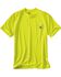 Image #2 - Carhartt Men's Solid Color-Enhanced Short Sleeve T-Shirt - Big & Tall, Lime, hi-res
