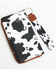 Image #2 - Wrangler Women's Boot Barn Exclusive Daisy Cow Print Wallet, Brown, hi-res