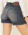 Image #4 - Lee Women's Dungaree Shorts, Blue, hi-res