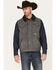 Powder River Outfitters Men's Heathered Wool Vest, Charcoal, hi-res