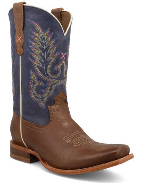 Twisted X Women's 11" Rancher Western Boots - Square Toe , Tan, hi-res