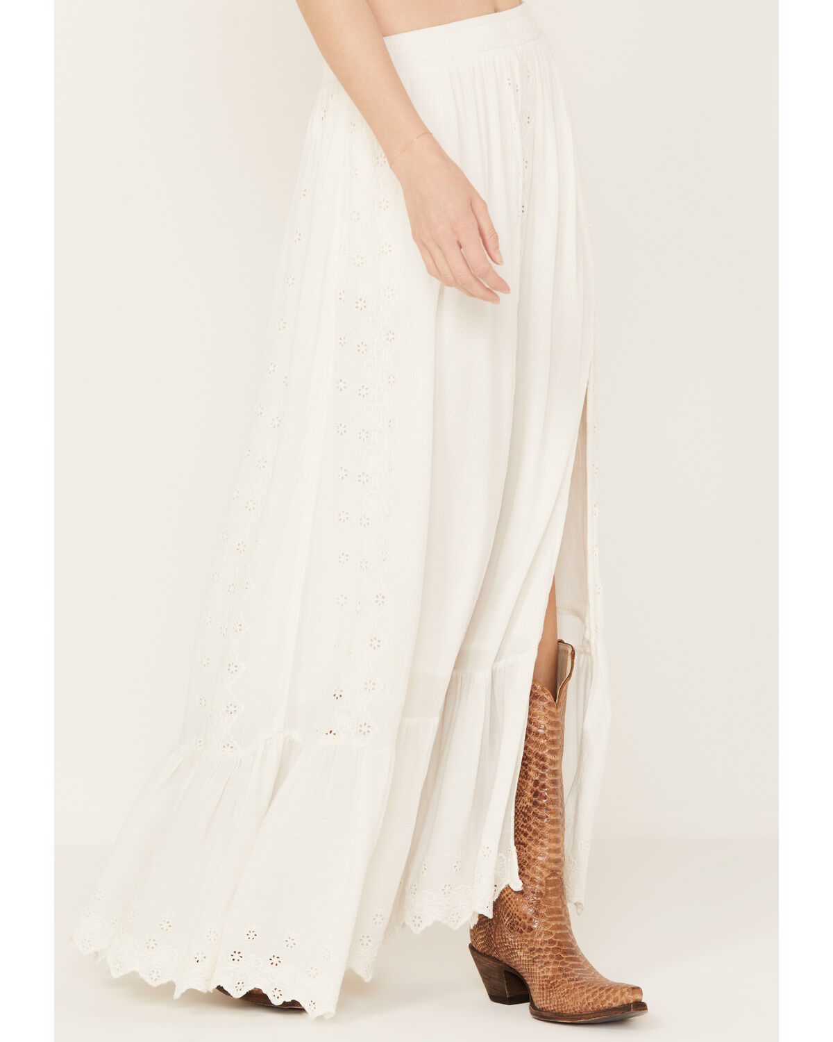 Image #3 - Idyllwind Women's Holly Eyelet Maxi Skirt, , hi-res