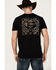 Image #4 - Cody James Men's Armed Skeleton Cowboy Short Sleeve Graphic T-Shirt, Black, hi-res