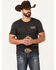 Image #1 - Cody James Men's Bull Skull Scratch Short Sleeve Graphic T-Shirt, , hi-res