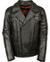 Image #1 - Milwaukee Leather Men's High End Utility Pocket Vented Cruiser Jacket, Black, hi-res