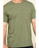 Image #4 - Hawx Men's Olive Solid Pocket Short Sleeve Work T-Shirt, , hi-res
