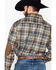 Image #2 - Pendleton Men's Harley Plaid Print Trail Long Sleeve Flannel Shirt, Tan, hi-res