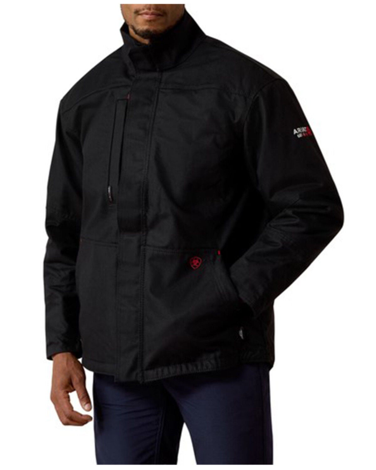 Ariat Men's FR Workhorse Work Jacket - Tall, Black, hi-res