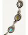 Shyanne Women's Bisbee Falls Concho Choker Necklace Set, Silver, hi-res