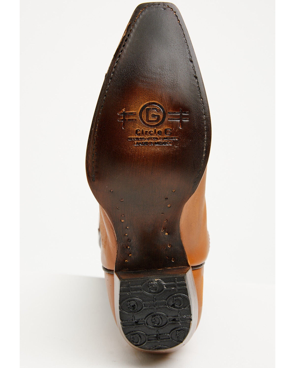 Image #7 - Circle G Women's Shedron Triad Western Boots - Snip Toe, Rust Copper, hi-res