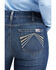 Image #5 - Ariat Women's FR Avelynn Medium Wash DuraLight Stretch Slim Work Jeans, Blue, hi-res