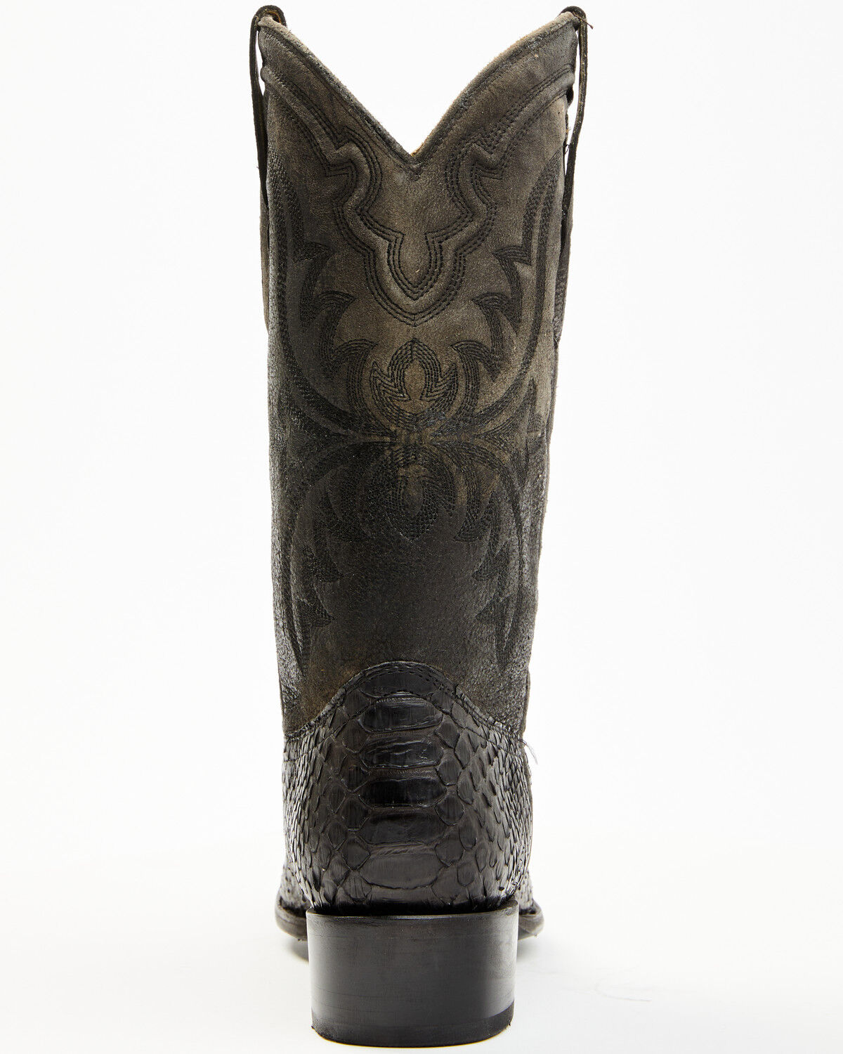 Image #5 - Corral Men's Exotic Python Western Boots - Square Toe, Black, hi-res