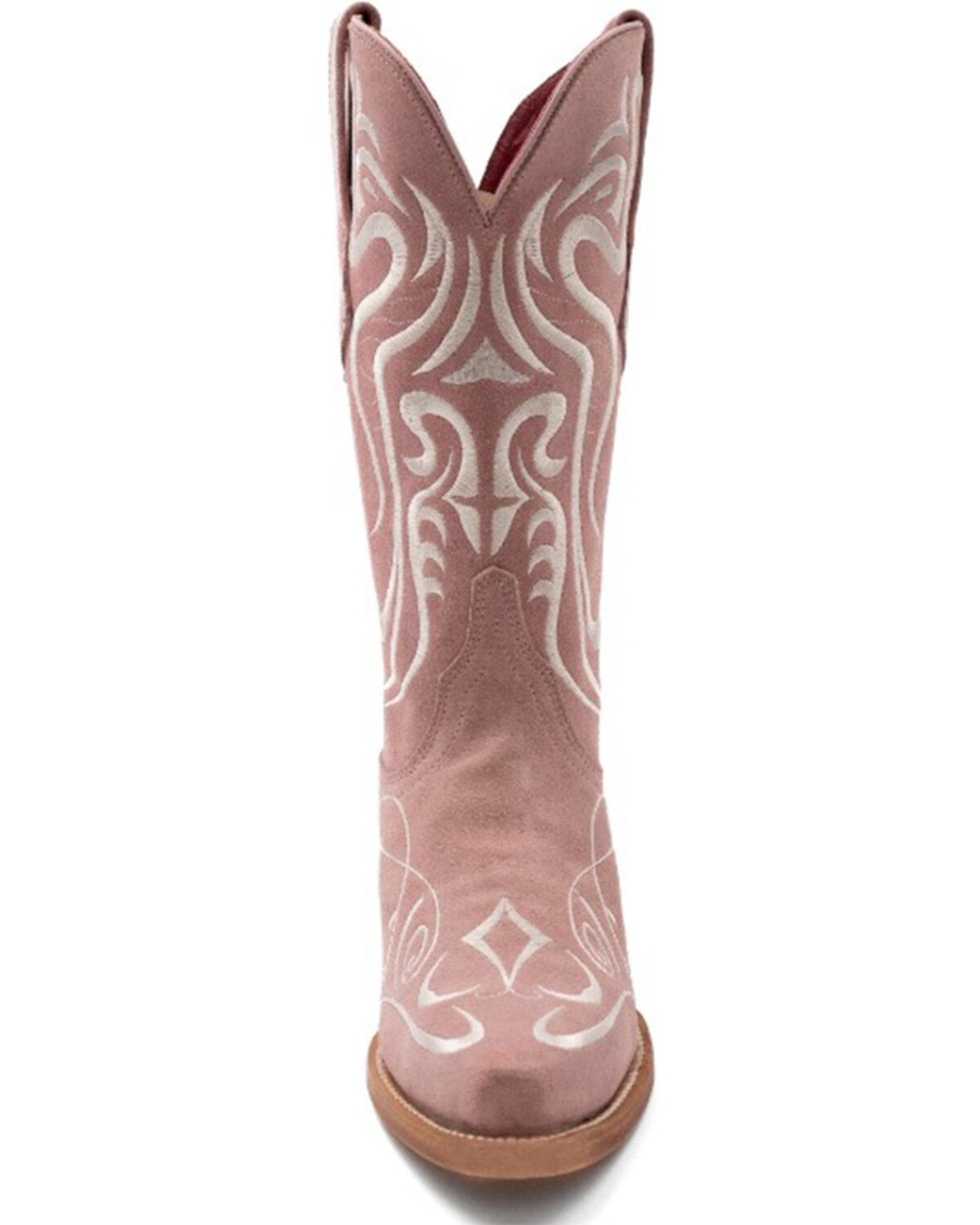 Image #4 - Ferrini Women's Belle Western Boots - Snip Toe, Pink, hi-res