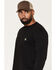 Image #3 - Carhartt Men's Camo Badge Long Sleeve Graphic Work T-Shirt, Black, hi-res