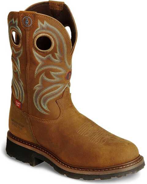 Image #1 - Tony Lama Men's 3R Waterproof Work Boots - Steel Toe, , hi-res