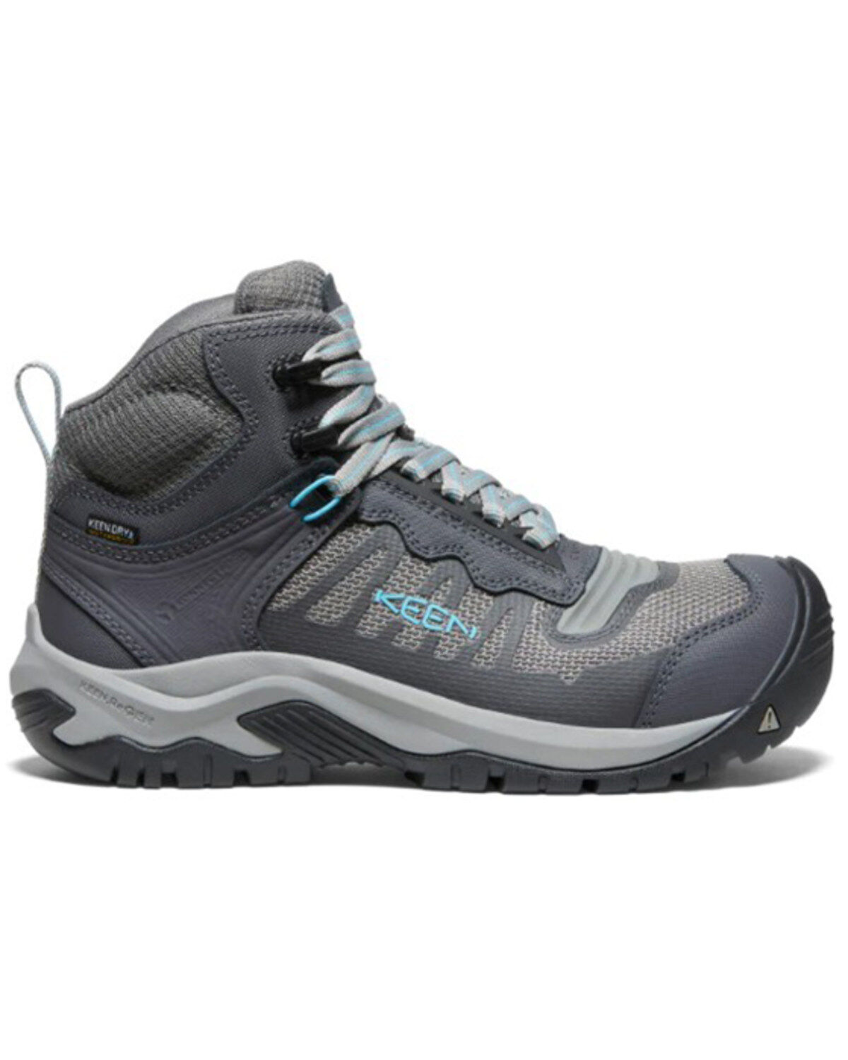 Image #2 - Keen Women's 6" Reno Mid Waterproof Shoes - Carbon Toe, Grey, hi-res