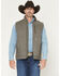 Image #1 - Cinch Men's Bonded Concealed Carry Softshell Vest, Olive, hi-res