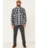 Image #2 - ATG by Wrangler Men's All Terrain Cabernet Plaid Long Sleeve Western Flannel Shirt, Red, hi-res