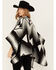 Image #4 - Shyanne Women's Deco Print Blanket Shawl, Black, hi-res