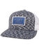 Image #1 - Hooey Men's Doc Patch Southwestern Print Trucker Cap, Blue, hi-res