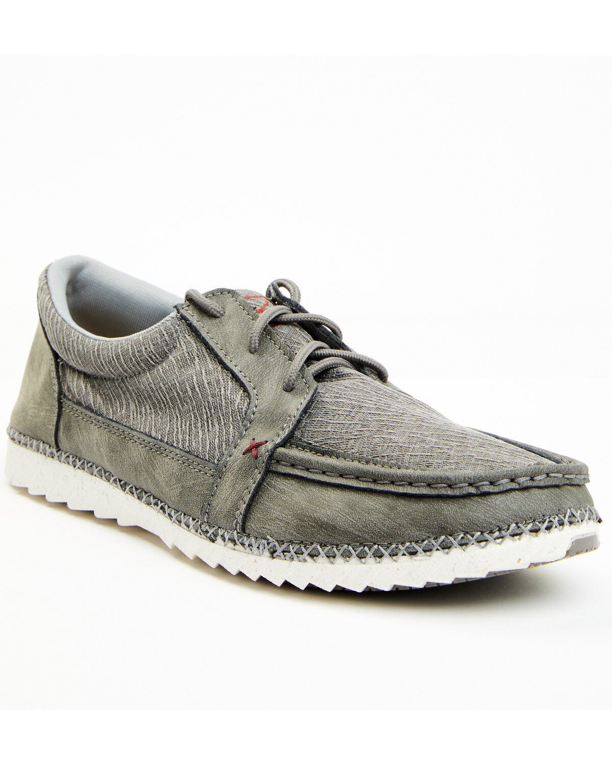 Twisted X Men's Zero X Gray Slip-On Casual Driving Moc, Grey, hi-res
