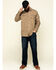 Ariat Men's Khaki Rebar Made Tough Durastretch Long Sleeve Work Shirt - Tall , Beige/khaki, hi-res