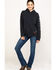 Ariat Women's FR Primo Fleece Logo Hooded Sweatshirt, Black, hi-res
