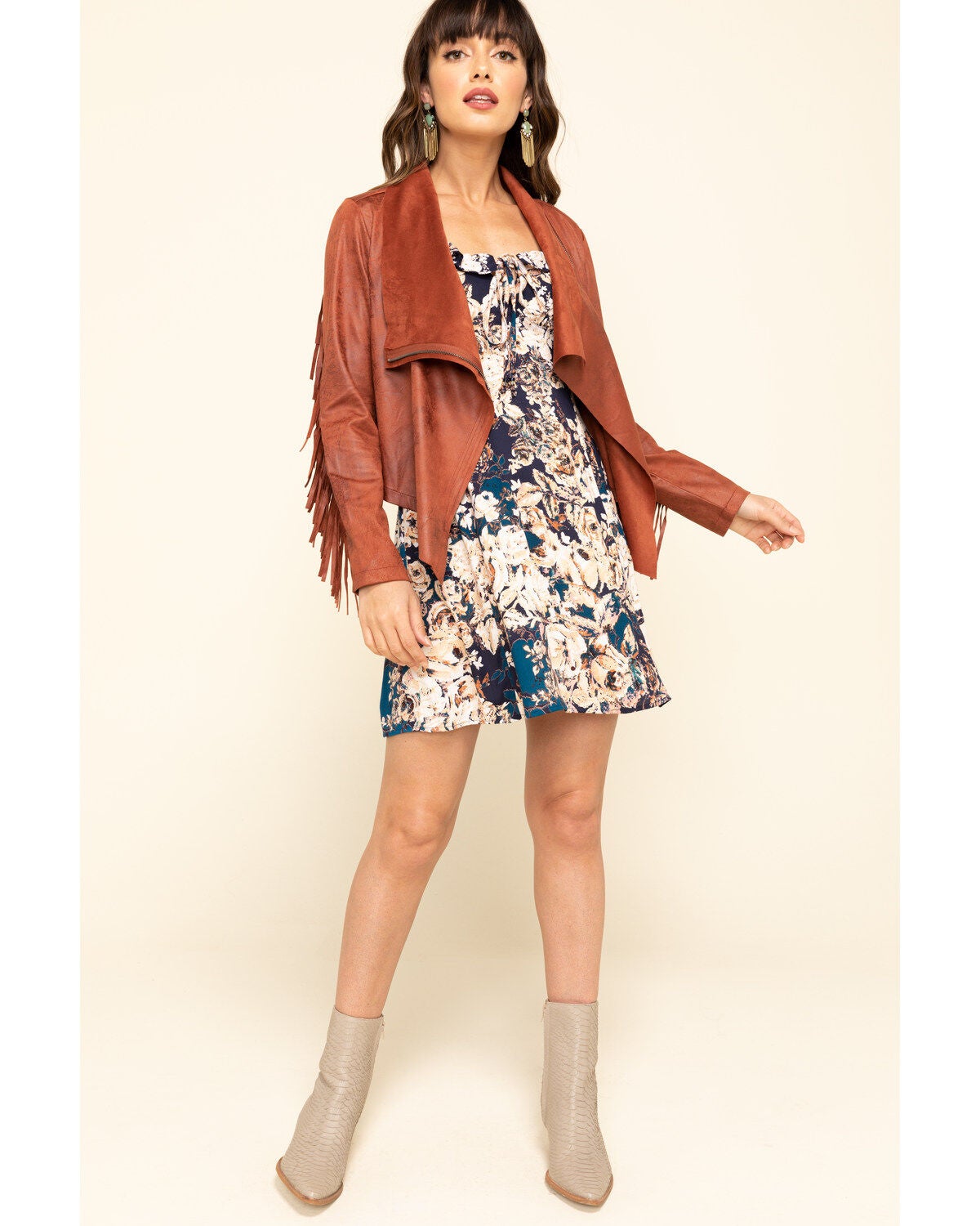 rust suede jacket