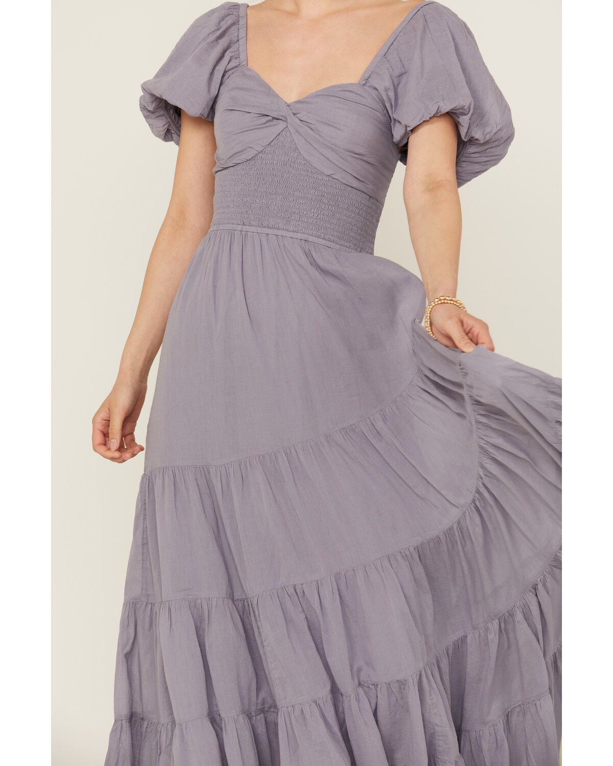 Image #3 - Free People Women's Sundrenched Floral Short Sleeve Maxi Dress, , hi-res