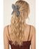 Image #1 - Shyanne Women's Gingham Fabric Claw Clip, Black, hi-res