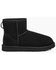 UGG Women's Classic Mini II Lined Short Suede Boots - Round Toe, Black, hi-res