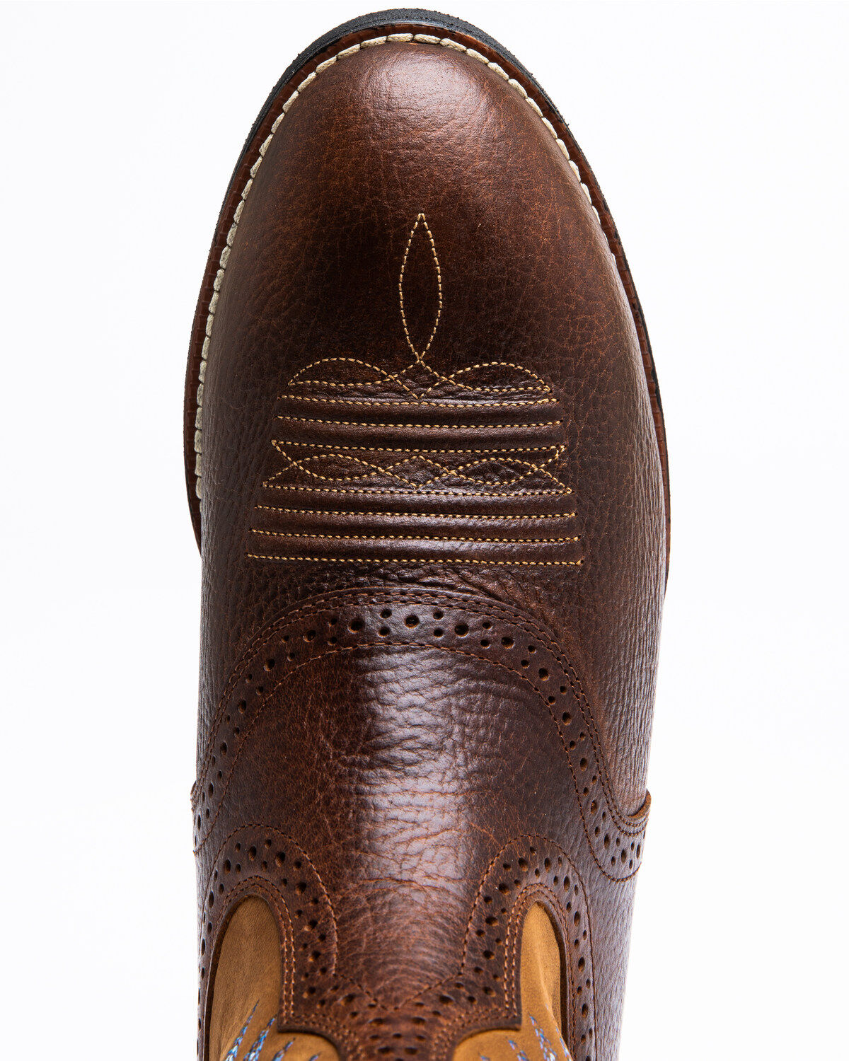 Image #6 - Ariat Men's Barrel Stockman Western Performance Boots - Round Toe, , hi-res