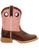 Image #2 - Durango Boys' Lil' Rebel Pro Western Boots - Broad Square Toe , Chestnut, hi-res