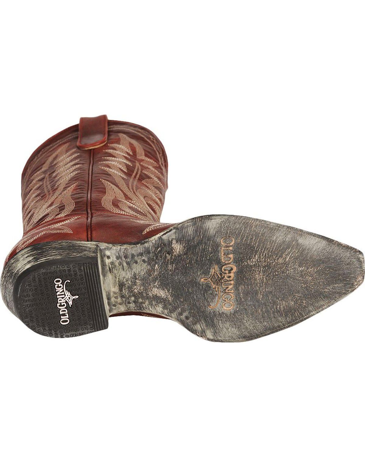 Image #5 - Old Gringo Women's Nevada Western Boots, Red, hi-res