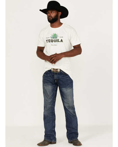 Image #2 - Cody James Men's Tequila Shot Ivory Graphic Short Sleeve T-Shirt , Ivory, hi-res