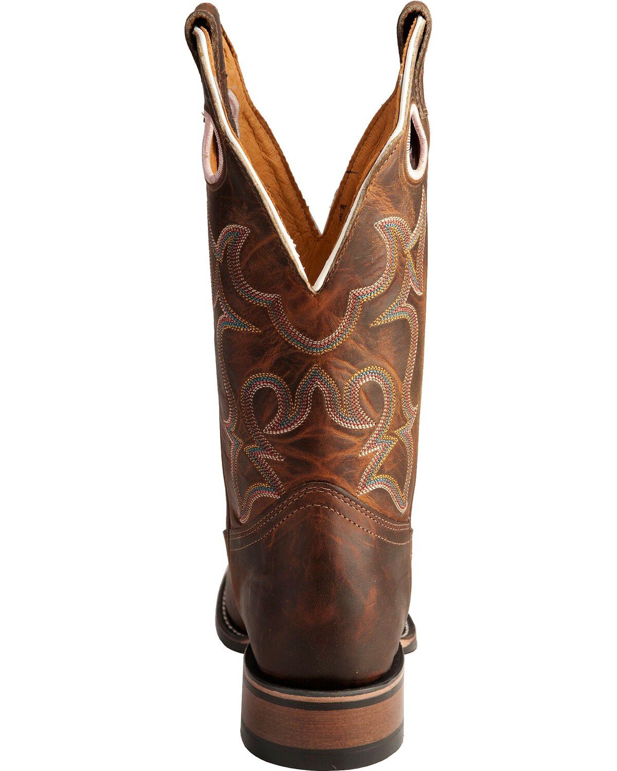 Image #7 - Boulet Tan Spice Rider Cowgirl Boots - Round Toe, Tan, hi-res
