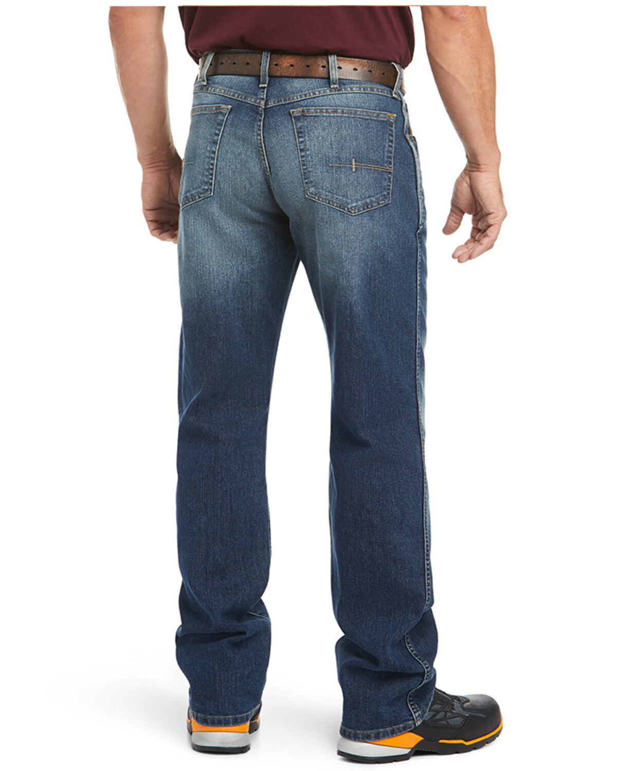 straight leg loose fit jeans