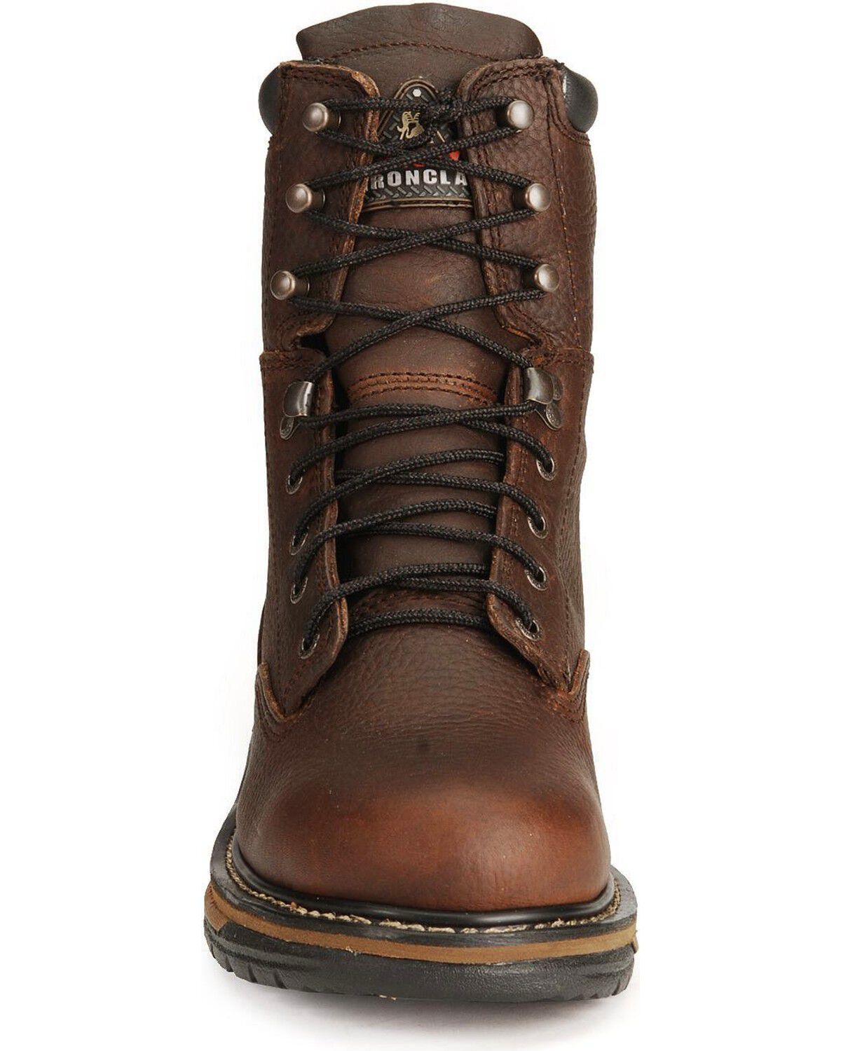 Image #4 - Rocky Ironclad 8" Waterproof Work Boots, Bridle Brn, hi-res