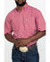 Image #4 - George Strait By Wrangler Men's Red Small Plaid Short Sleeve Western Shirt , , hi-res