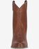 Image #3 - Smoky Mountain Men's Carter Performance Western Boots - Round Toe, Brown, hi-res